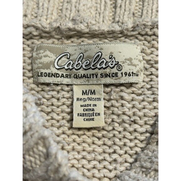 CABELA’S Women’s 3 Button Hooded Pullover Sweater Medium Grandpa Core - Picture 4 of 10